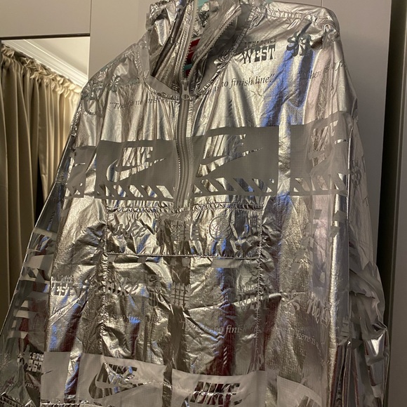 Nike Jackets & Blazers - Nike Silver Windbreaker